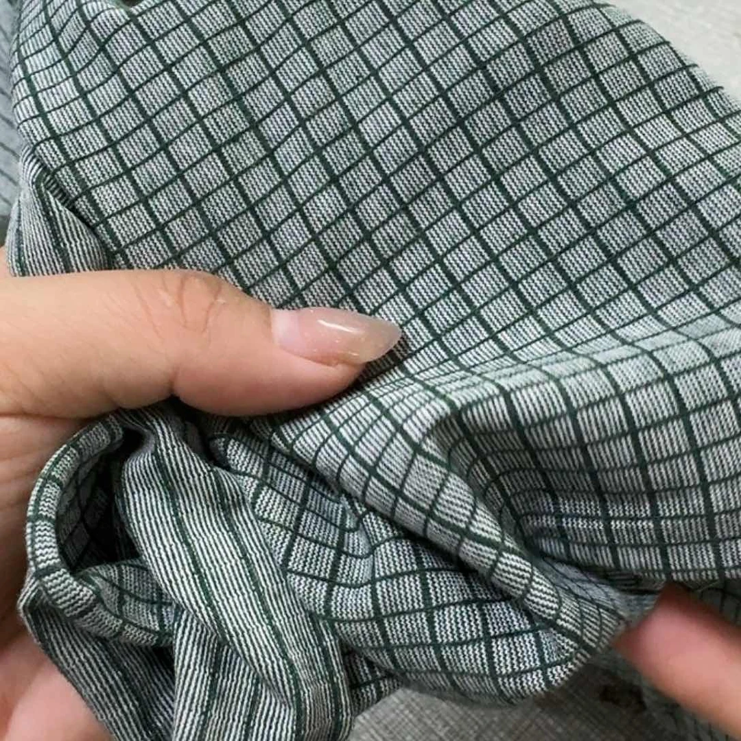 棉510号莱卡格子两米