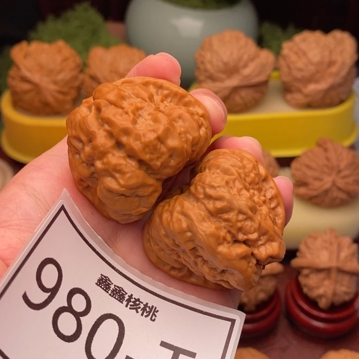 文玩核桃把件蛤码头40