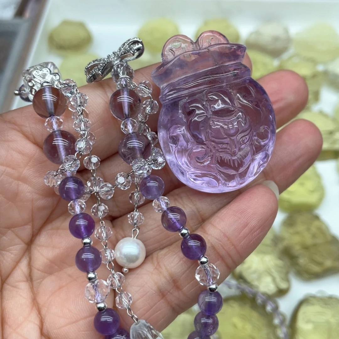 水晶吊坠(不含链)未镶嵌专*@