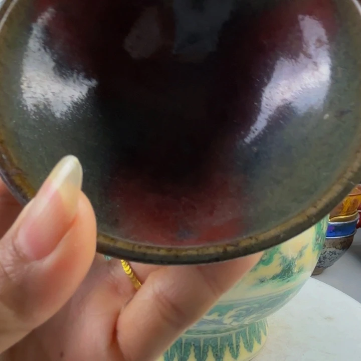 瓷片瓷器摆件漏漏漏