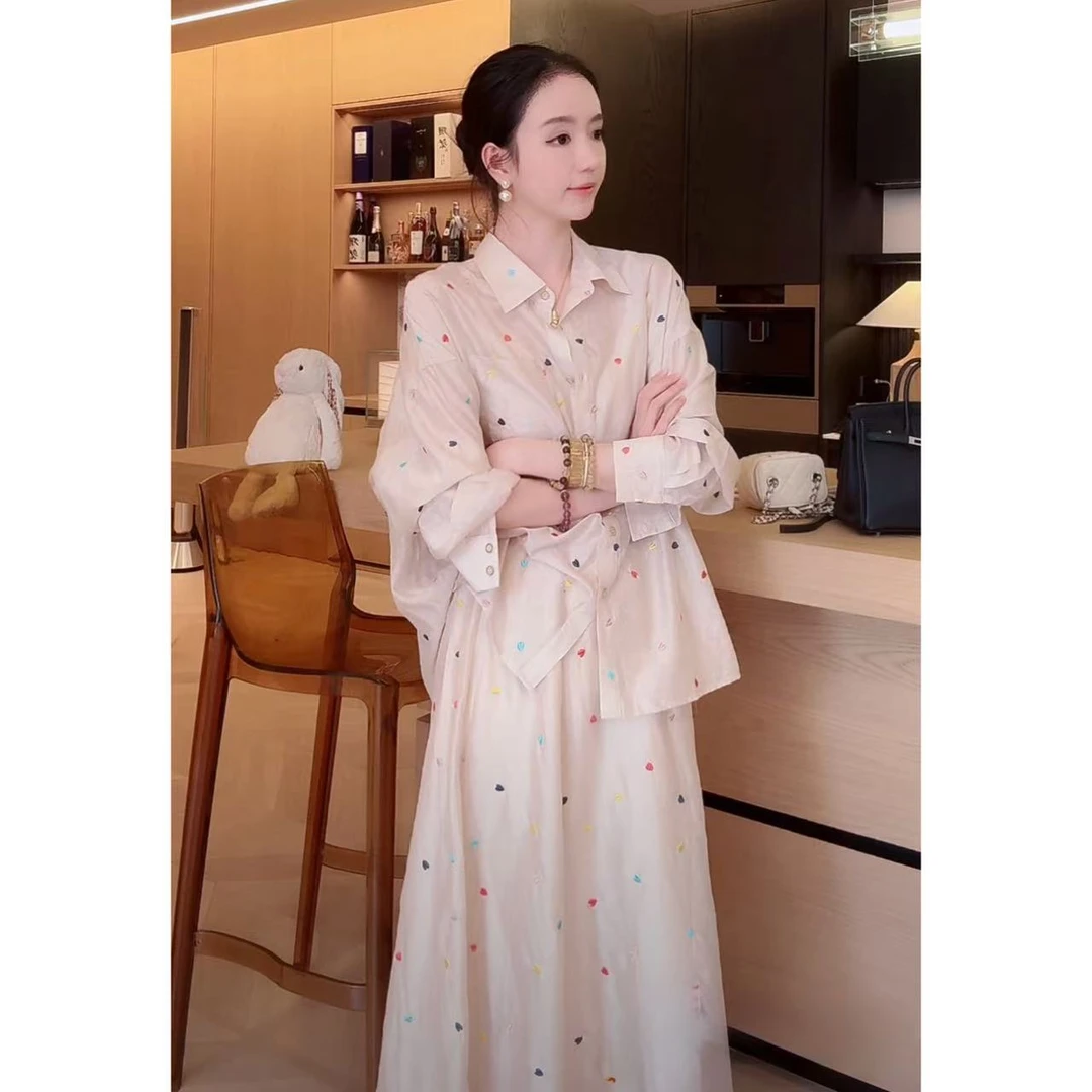 Zwinnie/詹维尼【亚麻天丝爱心套装】套装 GZC202518