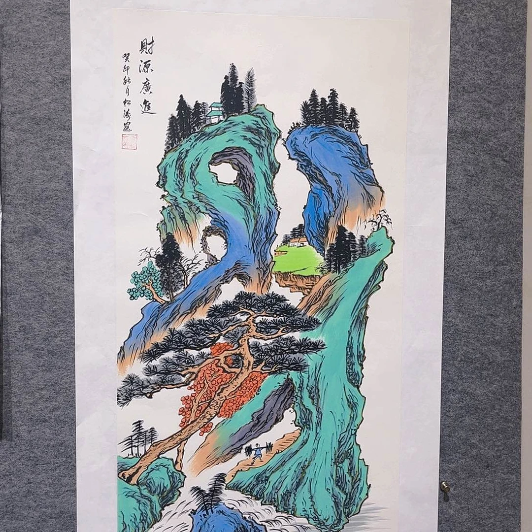 国画手绘国画作品