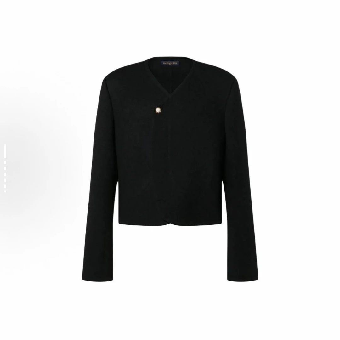 99新 LouisVuitton/路易威登 无领小香风外套 50码 BB10060