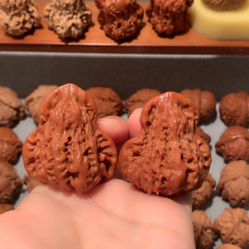 【闪购商品】文玩核桃把件葫芦42