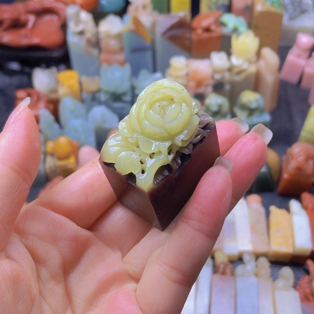 昌化石印石青田龙蛋