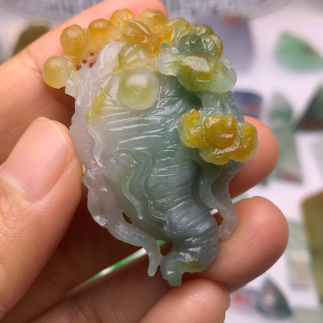 定制翡翠未镶嵌天然翡翠定制