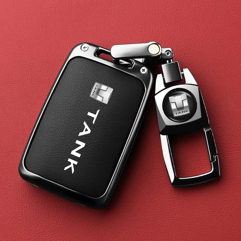 适用于坦克300钥匙套500五百400三百700/hi4t专用皮革高级扣壳