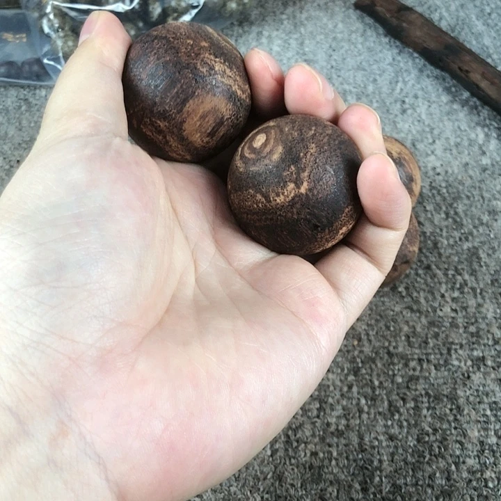 降真香手串/手链超精品手球全结晶全金丝瘤疤甲
