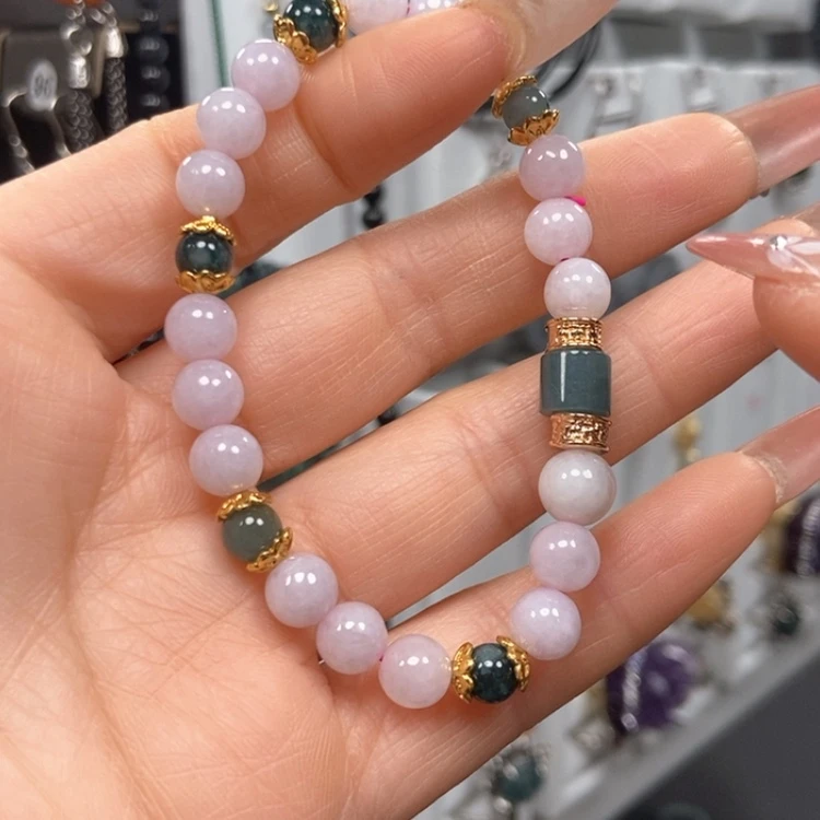 【闪购商品】翡翠耳饰未镶嵌手串