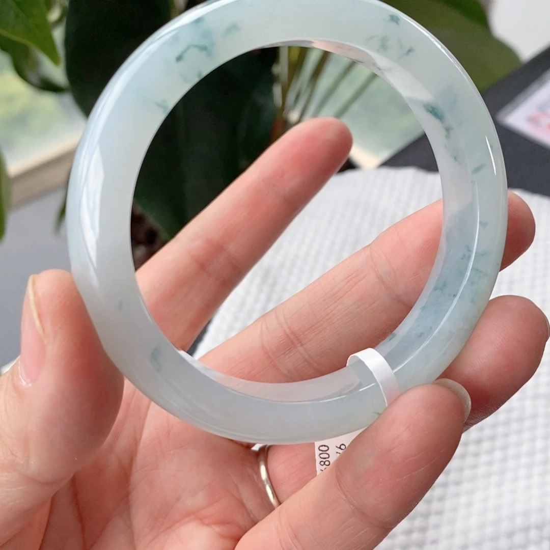 翡翠未镶嵌手镯16号