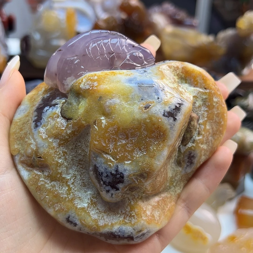 Y***姐玛瑙/玉髓未镶嵌颈饰