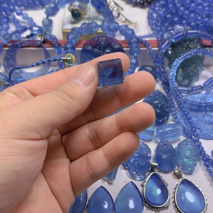 海蓝宝石颈饰未镶嵌?****?