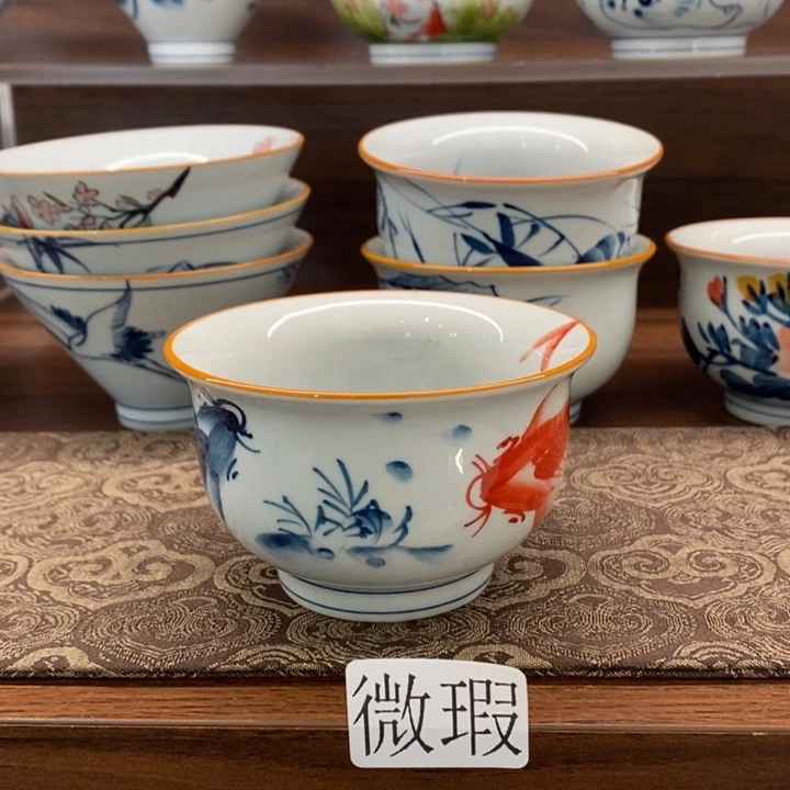 釉下老陶泥手工绘制