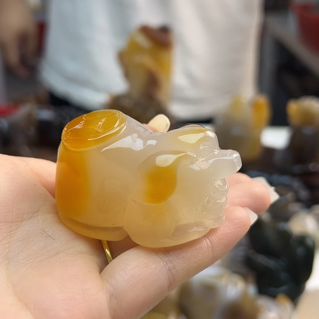 玛瑙/玉髓未镶嵌吊坠(不含链)