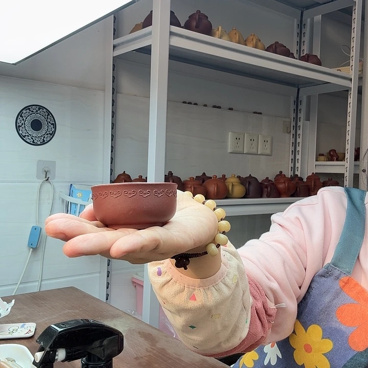 茶案紫泥如意杯如意杯