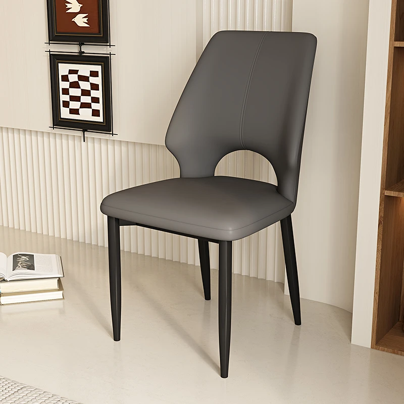 餐椅意式极简客厅家用靠背椅子2025新款餐厅现代轻奢高级感餐桌椅