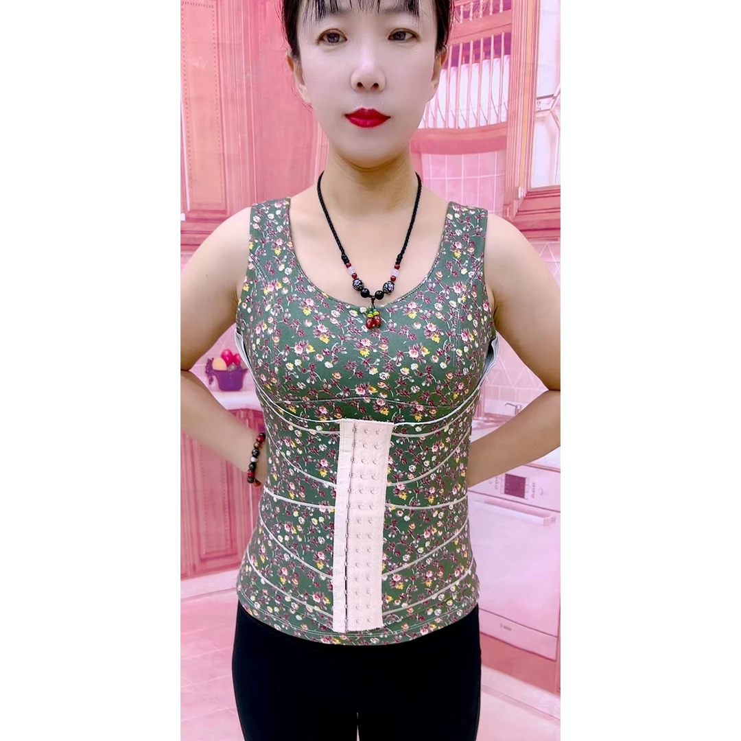 新款塑身衣免穿文胸束腰吊带背心