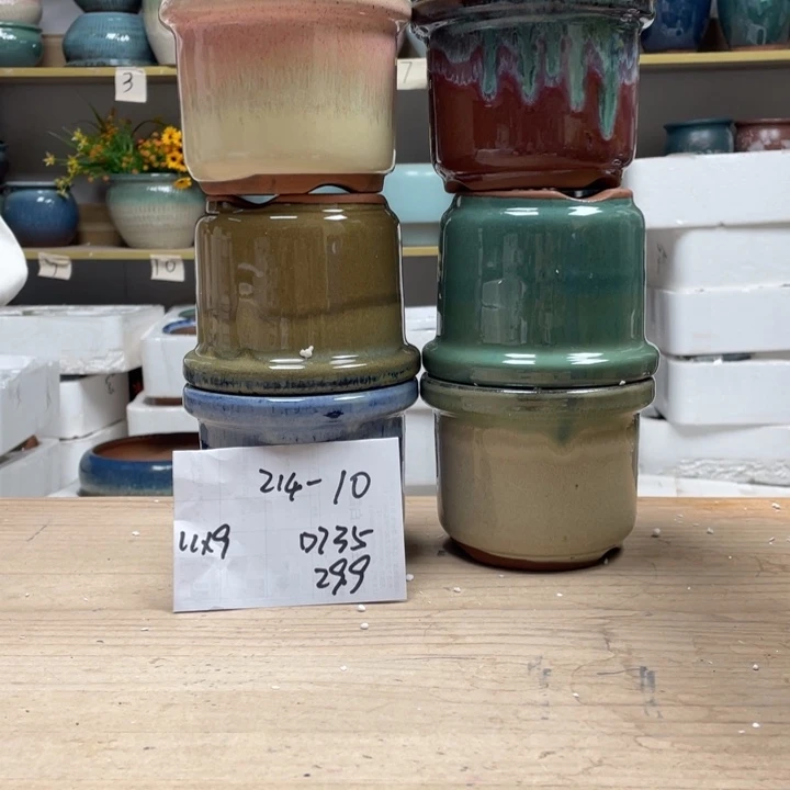 紫砂花盆多肉花盆微瑕10