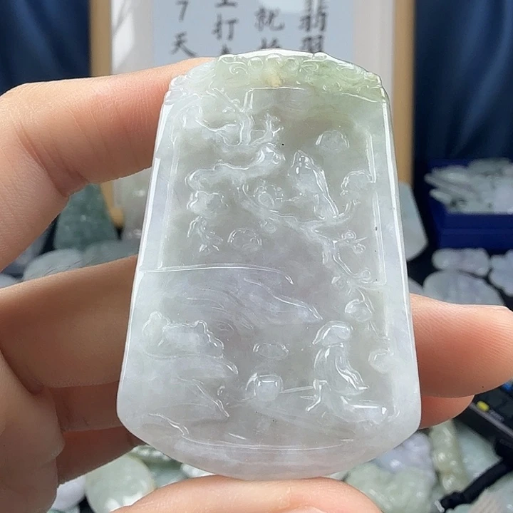翡翠未镶嵌颈饰翡翠