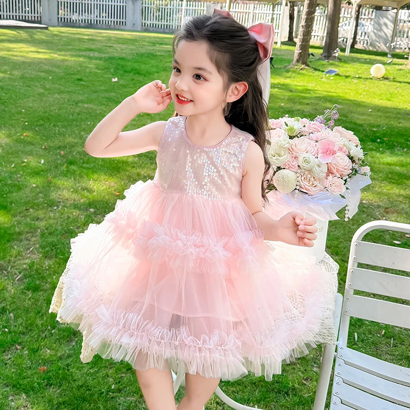 女童连衣裙夏装2025新款洋气公主裙女宝宝夏季独特超好看儿童裙子