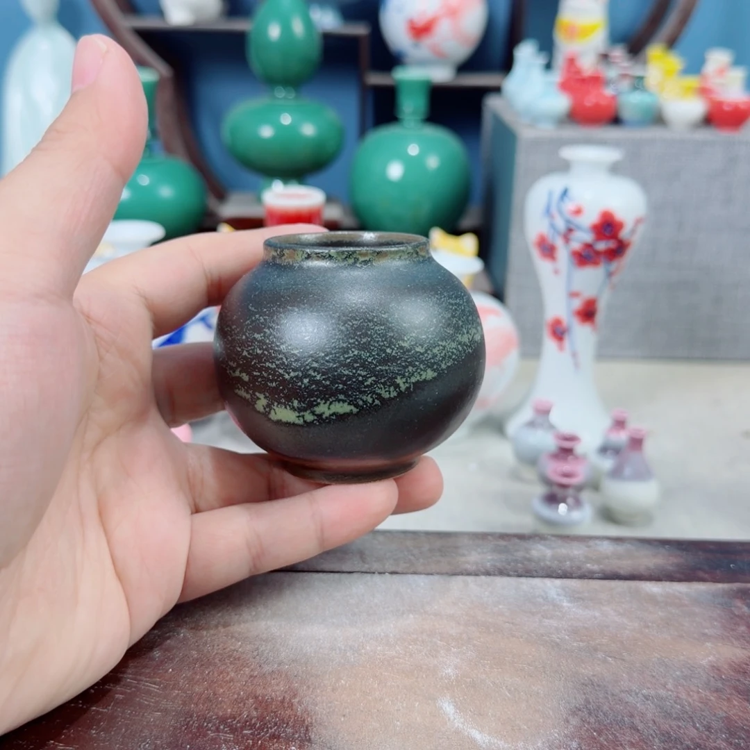 陶瓷手工小花器摆件