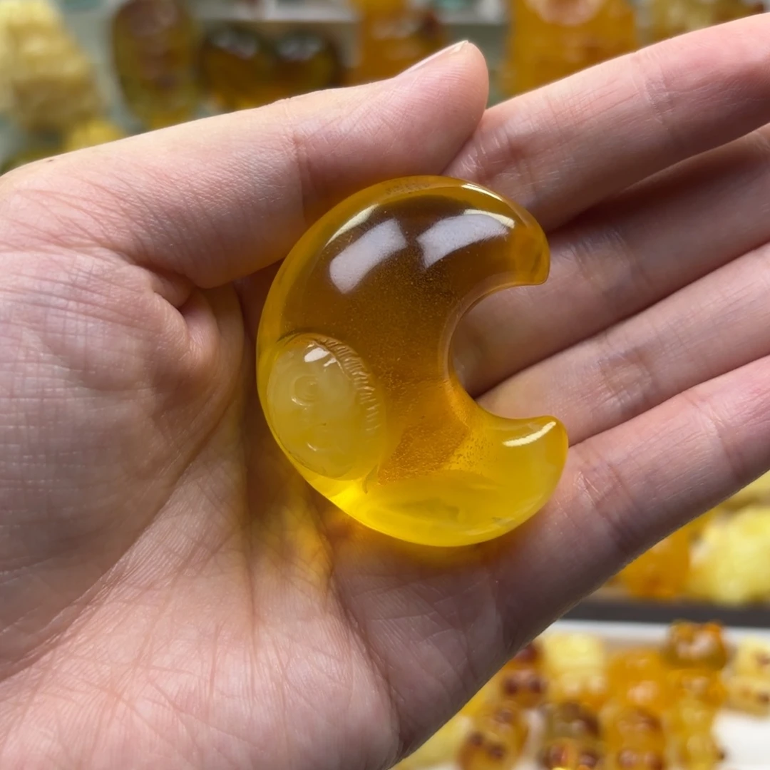 裸石蜜蜡未镶嵌N****e蜜蜡吊坠打孔不退不换