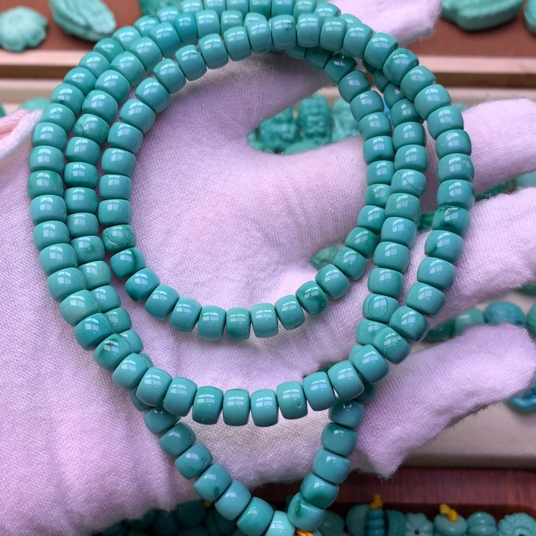 原生态散珠配珠直切108卡6