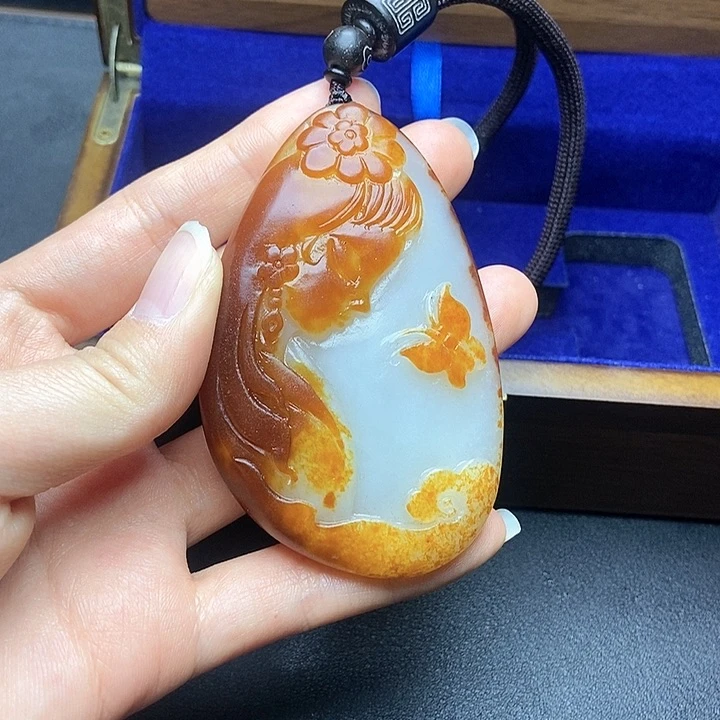 和田玉挂件未镶嵌N