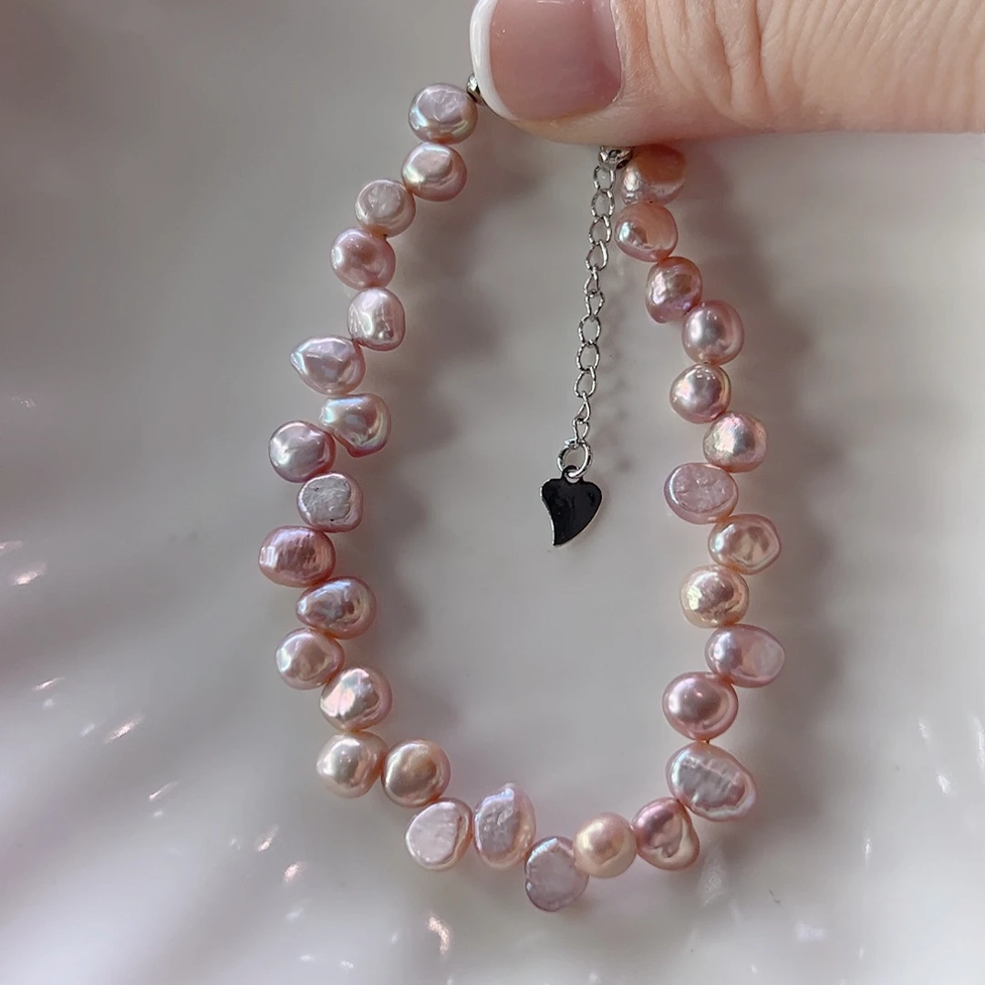 淡水珍珠手绳合金142