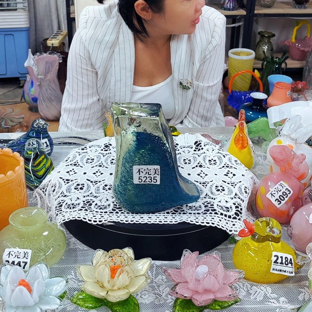 5235 家悦琉璃工艺品不完美