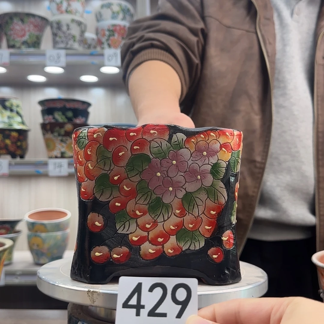 紫砂花盆瑕疵瑕疵429