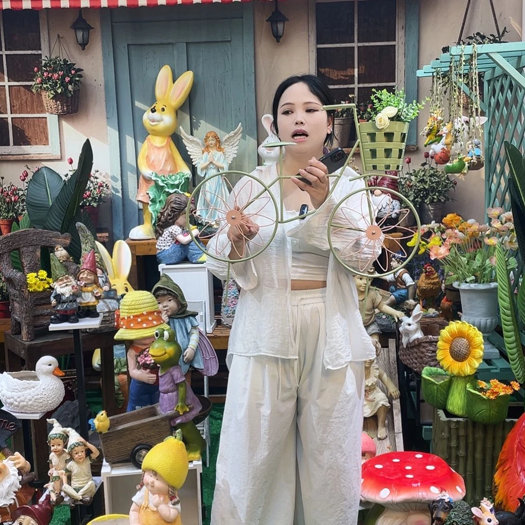 摆件花园摆件红红火火