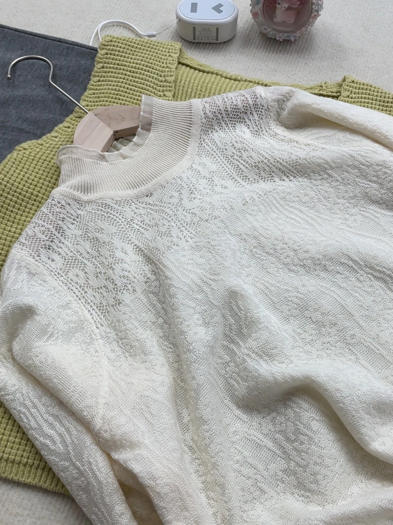 森悦 仙气！蕾丝花边内衬打底衫