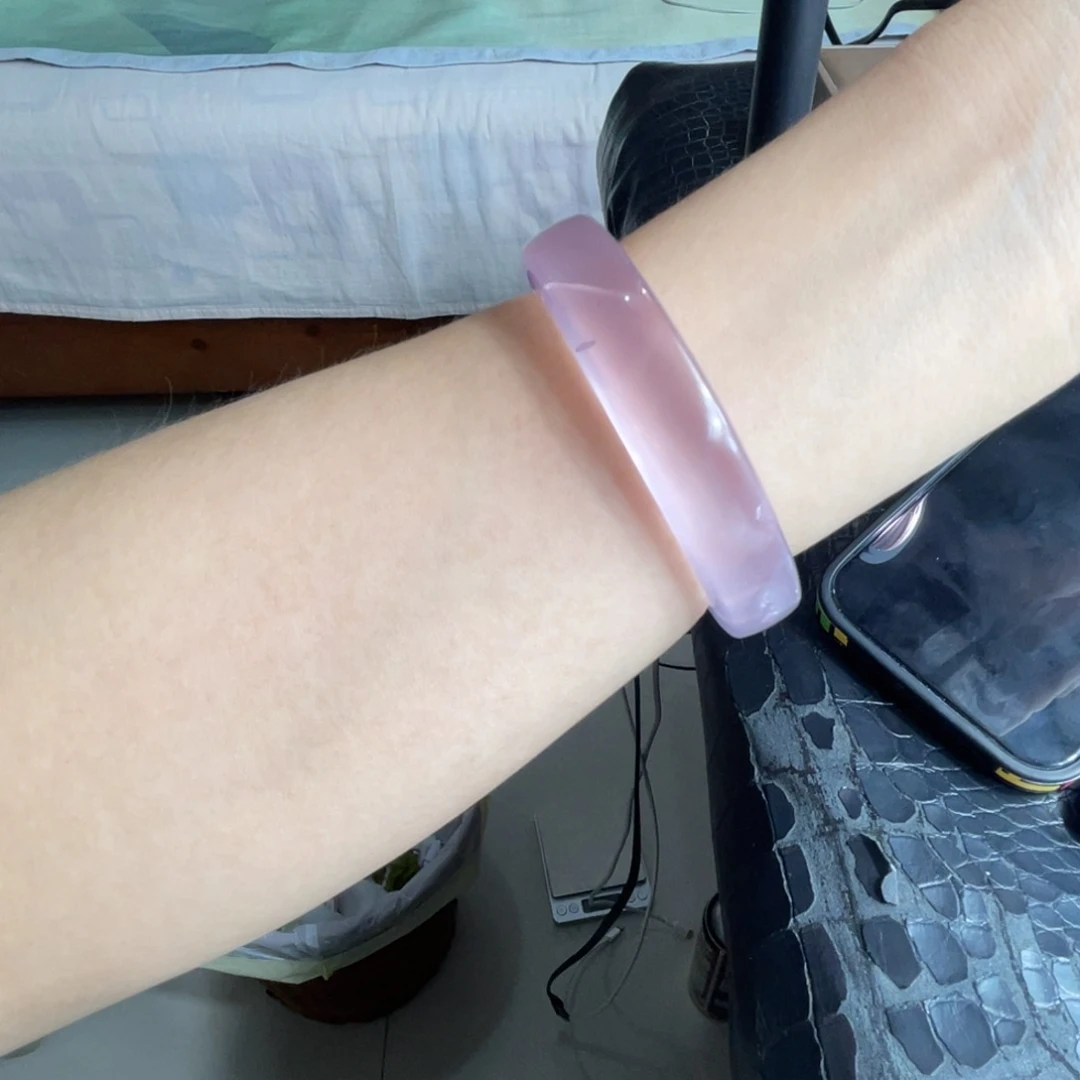 水晶手镯未镶嵌手镯57.8圈口26号