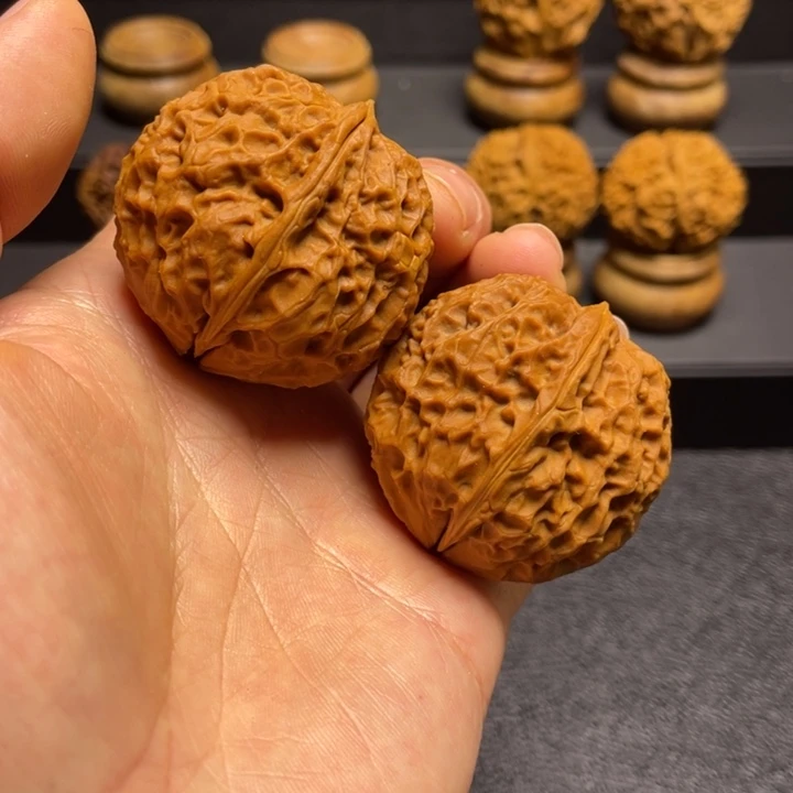 文玩核桃吊坠F锦绣荷包41.8