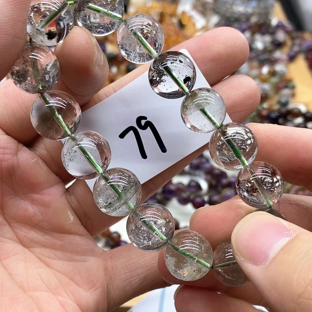 水晶手串未镶嵌天然