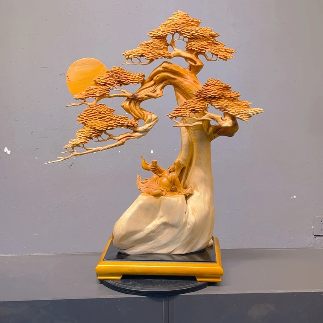 柏木（崖柏）木雕艺术作品欣赏