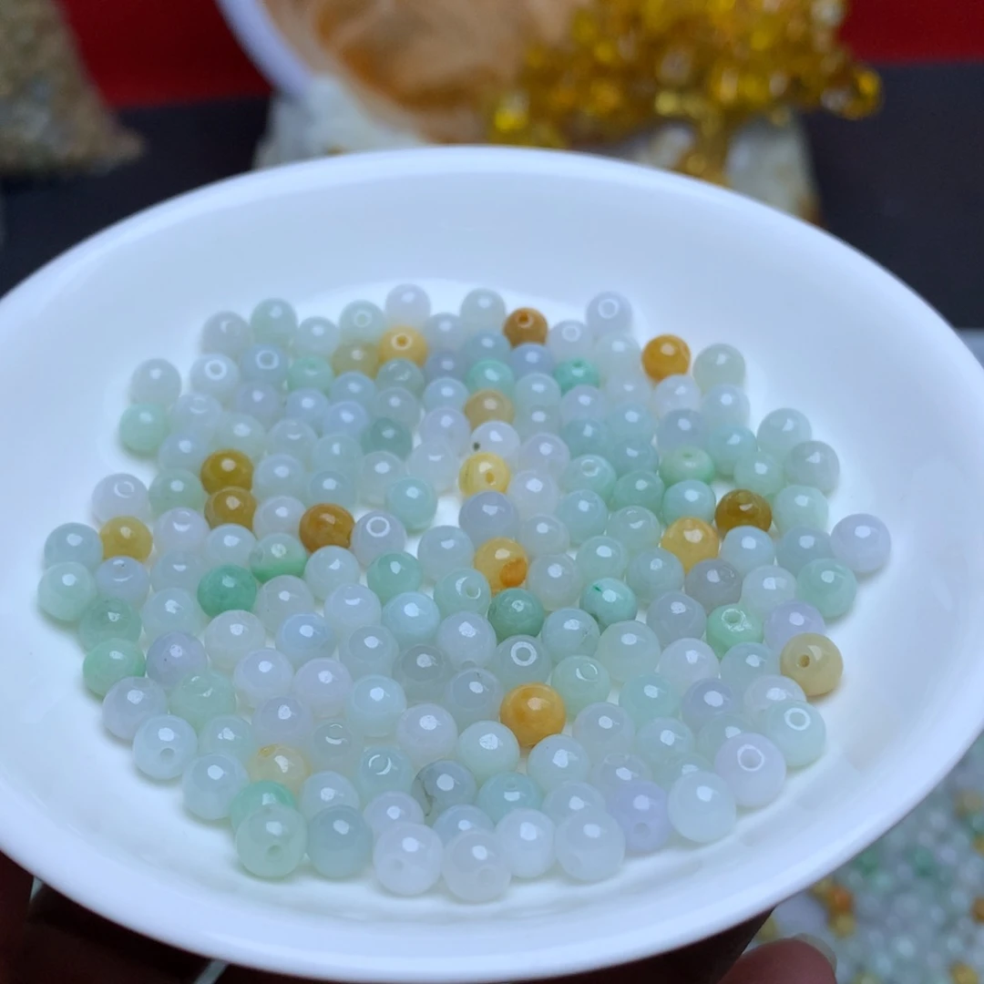 【闪购商品】翡翠手链未镶嵌卡5.2三彩100个