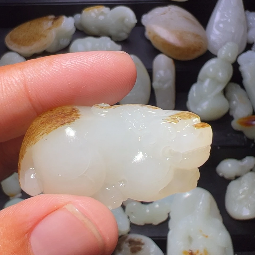 能***具颈饰未镶嵌和田玉