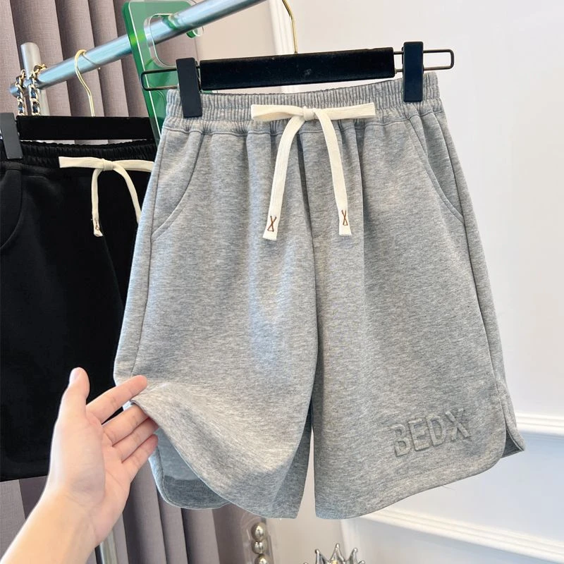 男童运动短裤夏季2025新款中大童痞帅儿童外穿百搭休闲阔腿五分裤