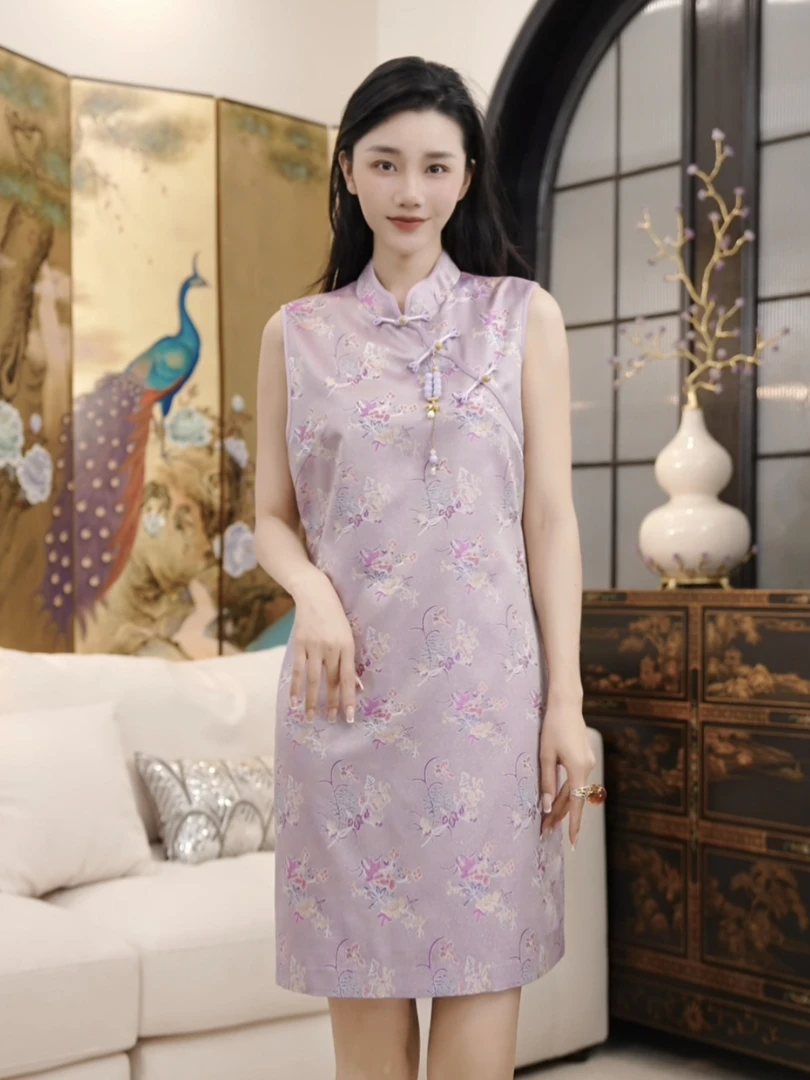 Betty Bairn【月华如水 · 异色萝】高定桑蚕丝织金裙子25B-BW10017