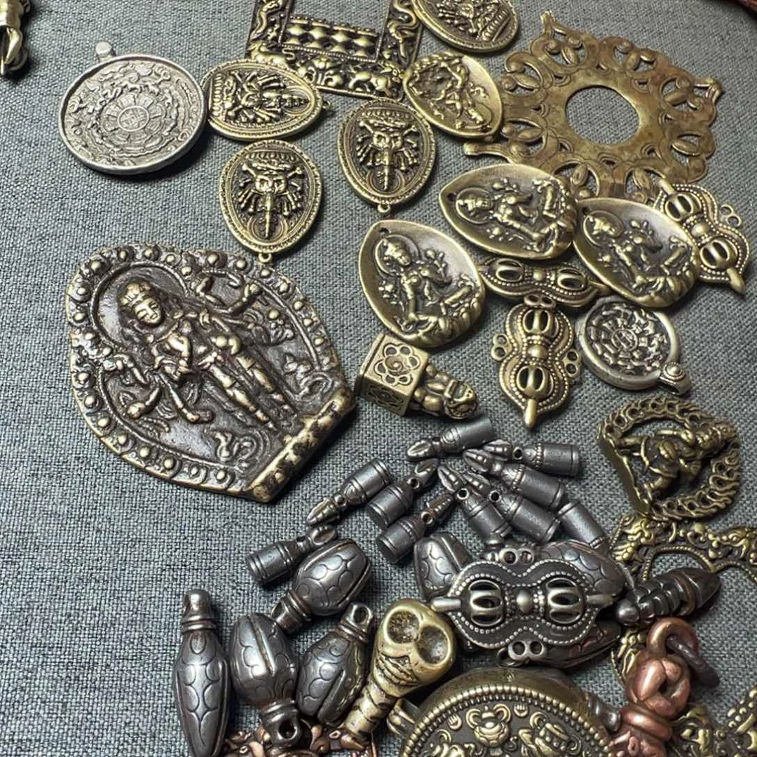 琉璃纯铜合金工艺品随机发货