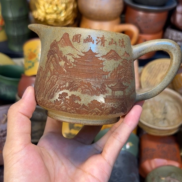 茶杯紫砂宜兴紫砂杯子