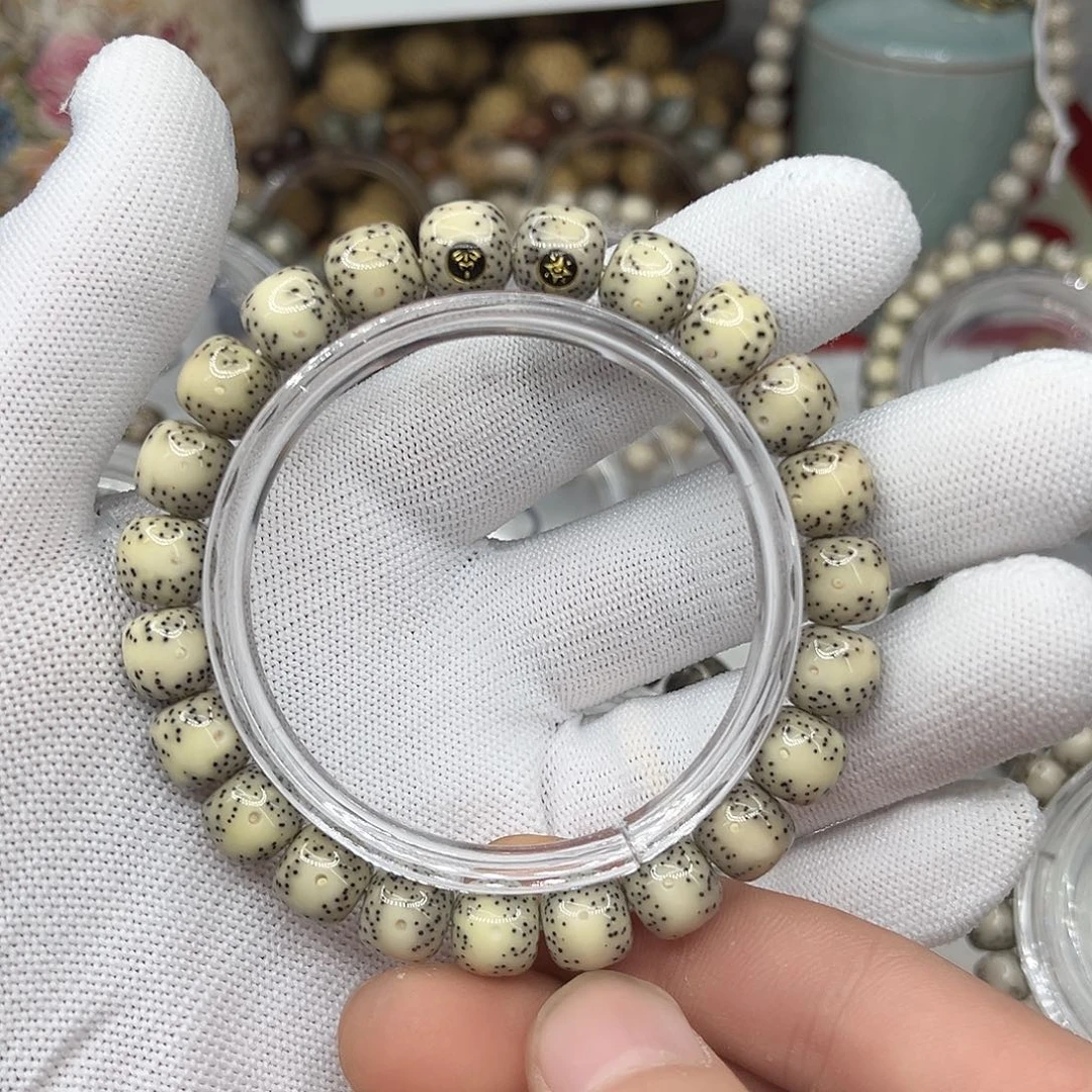 少***邦手串星月菩提10/9双金标