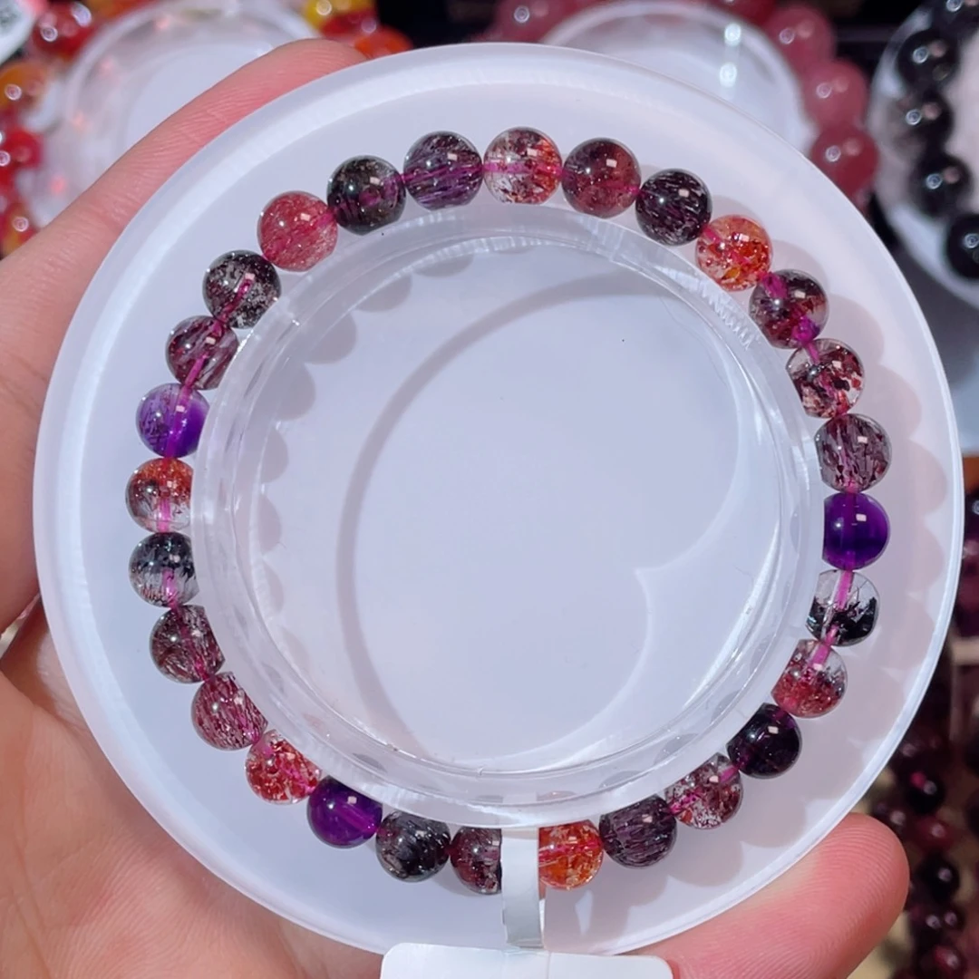 未镶嵌手链水晶超七6.6