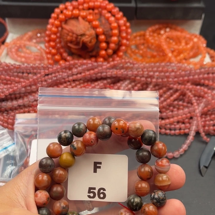 南红玛瑙未镶嵌多样性发货默认微瑕称重10mm