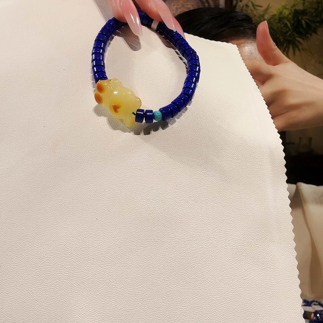 未镶嵌青金石手链直切