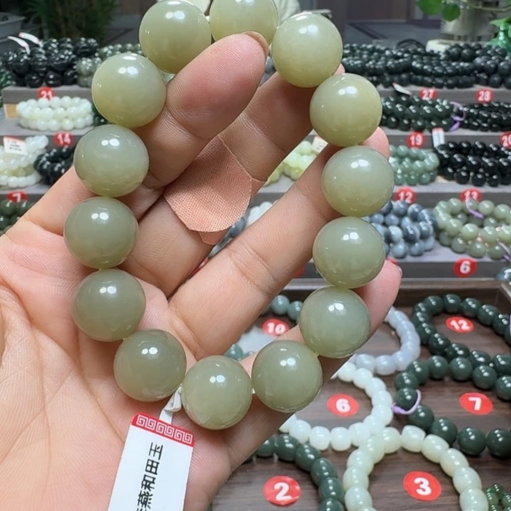 未镶嵌手链和田玉新疆且末糖卡16