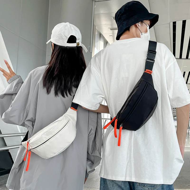 大容量腰包男款干活男士小背包单肩斜挎包男上班手机包包男士专用