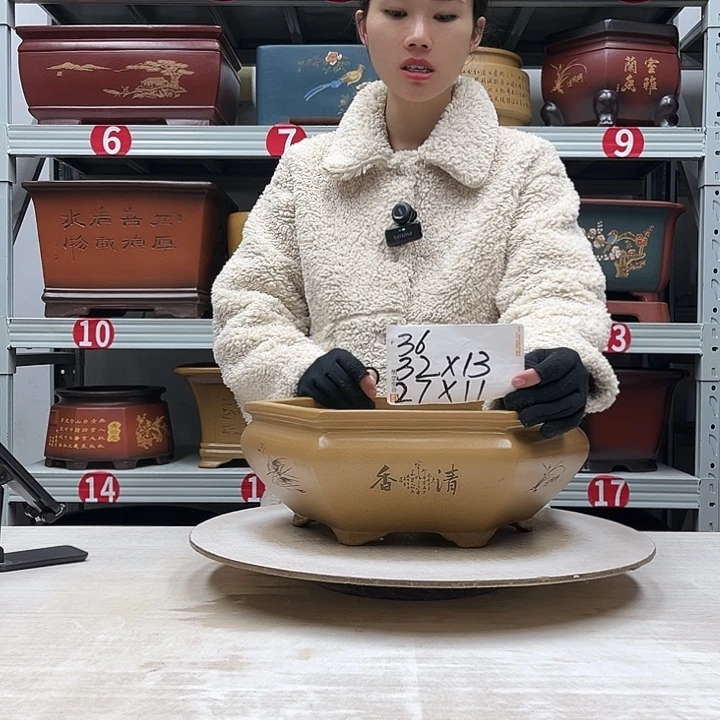 紫砂花盆紫砂花盆